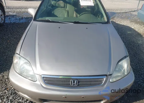 2000 Honda Civic Ex from USA, damaged, VIN 1HGEJ8649YL016737